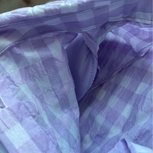 Rare! Zara Lavender Shoulder Pad Sleeveless Crop Blouse - Picture 5 of 6